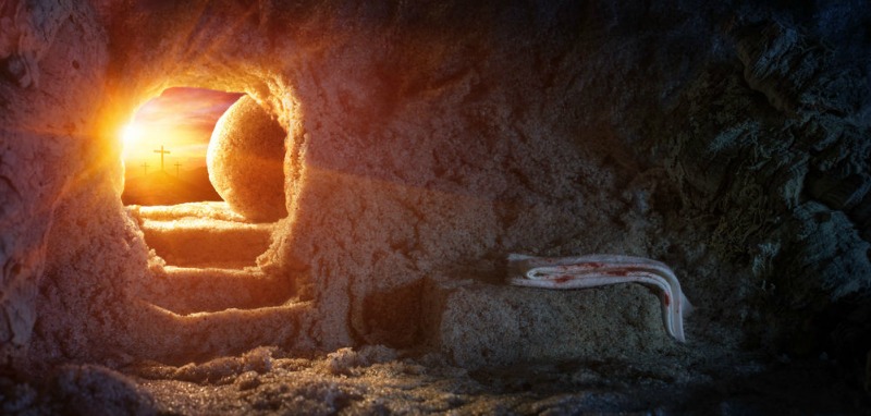 Empty Tomb After Jesus Rose From the Dead